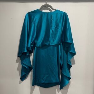 Zara Teal Long Sleeve Dress size XS